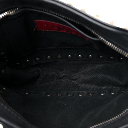 Valentino Garavani Calfskin Rockstud Camera Crossbody Bag Black 5 of 12