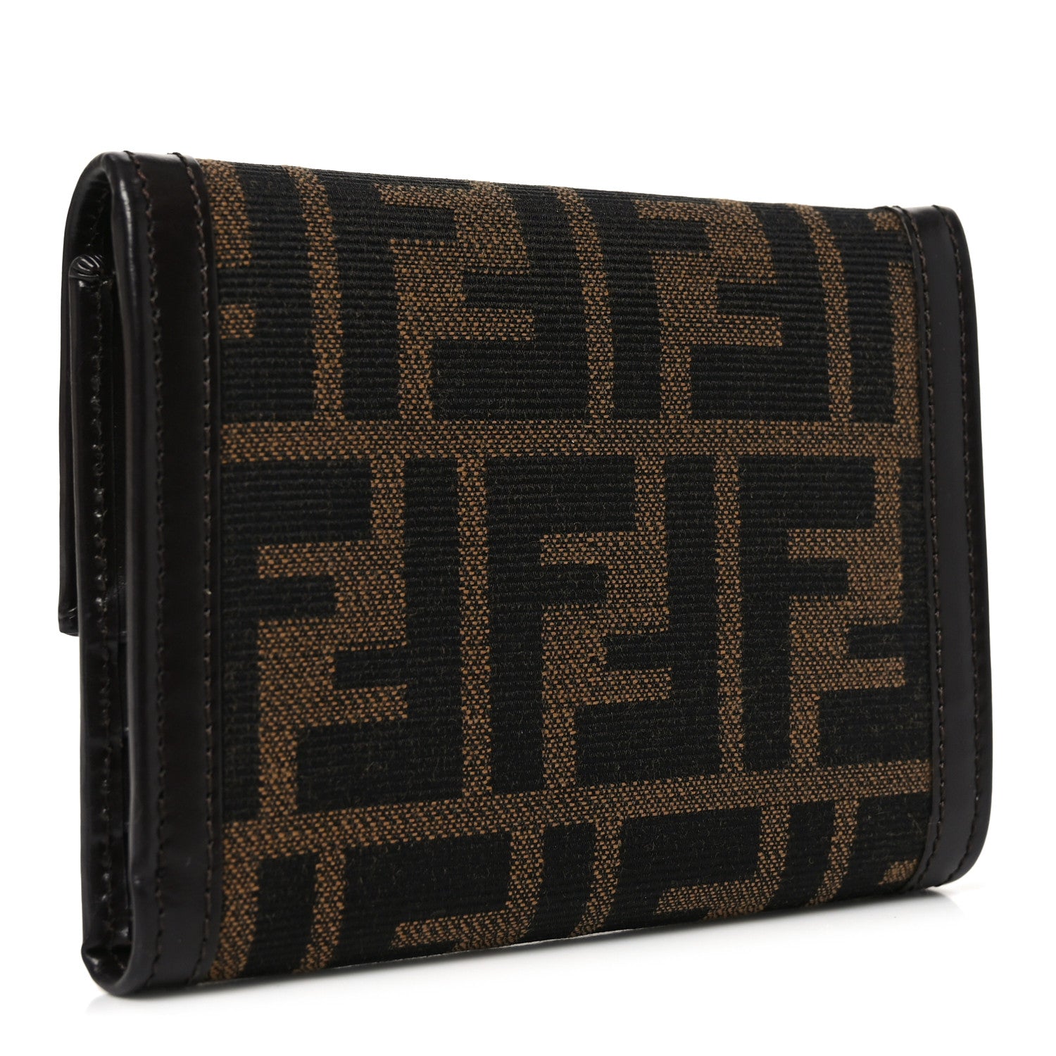 Fendi Zucca Compact Wallet Tobacco 3 of 6