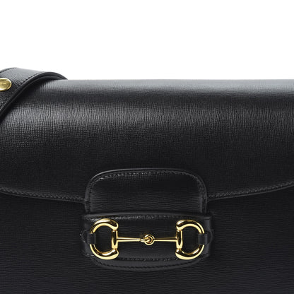 Gucci Azalea Calfskin Horsebit 1955 Shoulder Bag Black 10 of 10