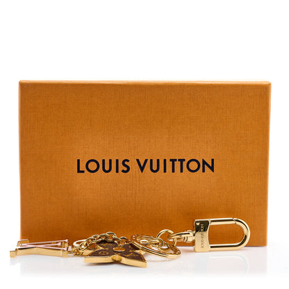 Louis Vuitton Metal Monogram Epi Spring Street Bag Charm Key Holder Gold 7 of 7
