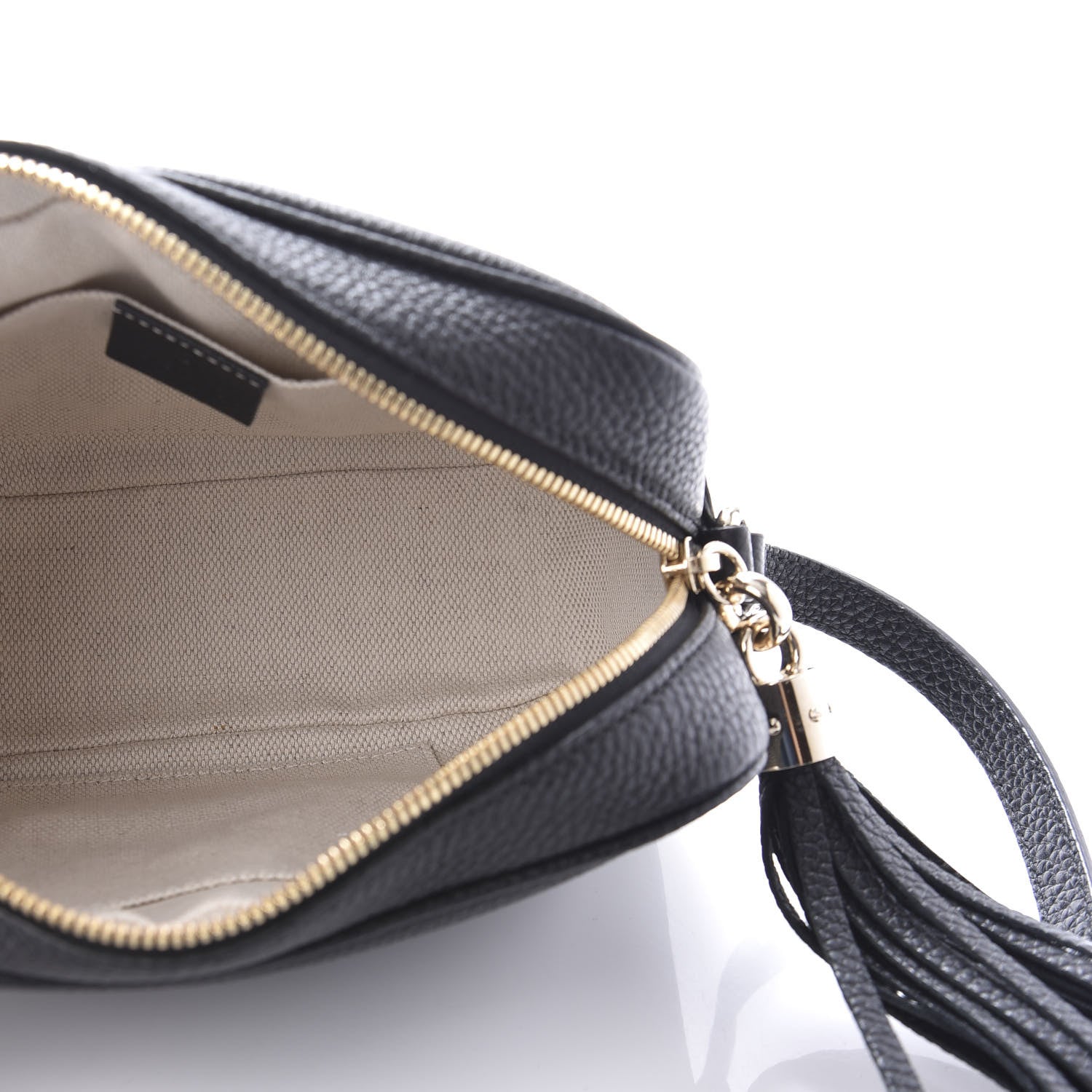 Gucci Pebbled Calfskin Small Soho Disco Bag Black 5 of 10