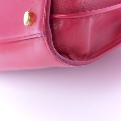 Saint Laurent Calfskin Small Sac De Jour Lipstick Fuchsia 11 of 14