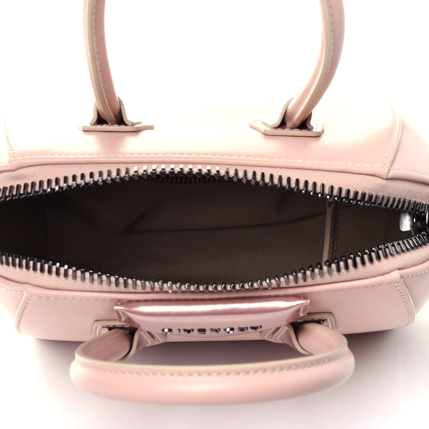 Givenchy Metallic Calfskin Mini Antigona Light Pink 3 of 4