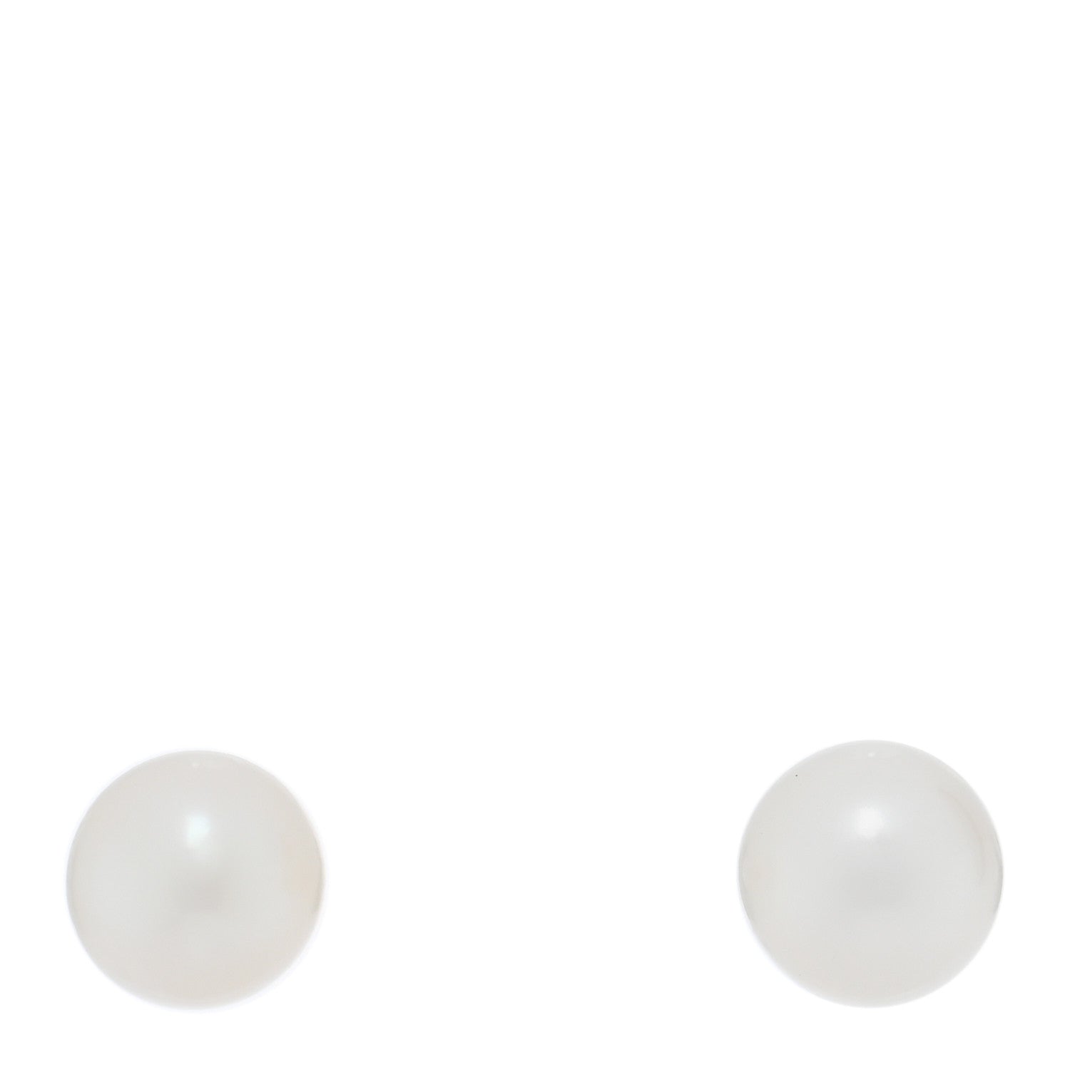 Tiffany Sterling Silver Freshwater Pearl 7-8mm Ziegfeld Earrings 1 of 5