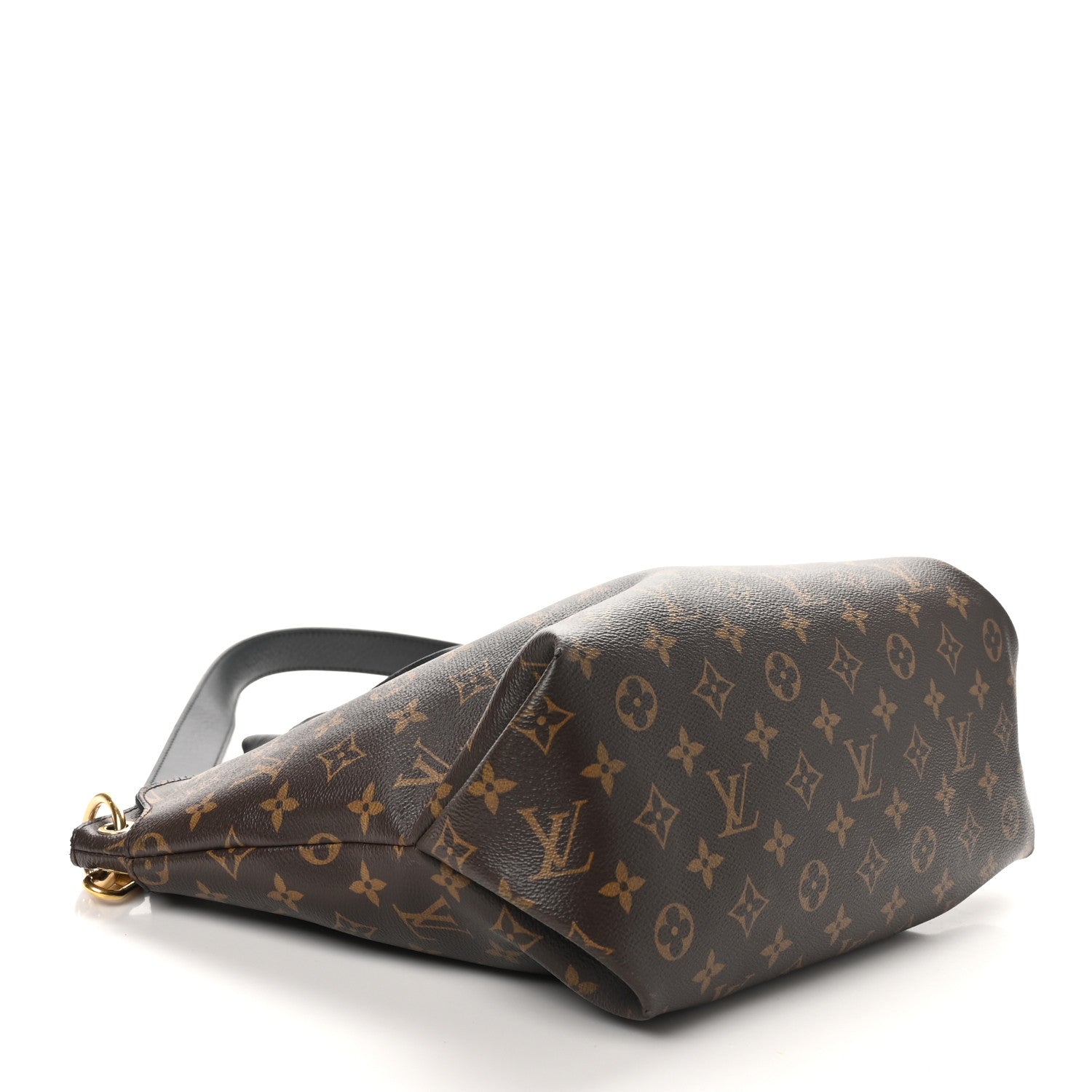 Louis Vuitton Monogram Flower Zipped Tote MM Black 4 of 11