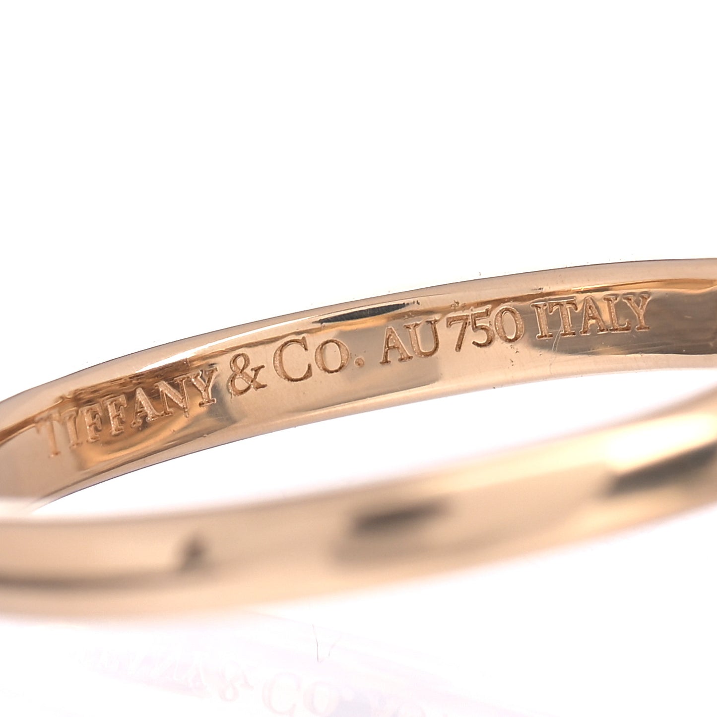 18K Yellow Gold Paloma Picasso Sugar Stacks Hammered Ring 54 6.75