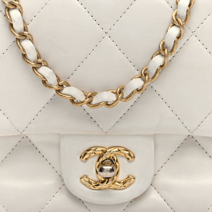 Chanel Lambskin Quilted CC Small Dynasty Flap White 8 of 10