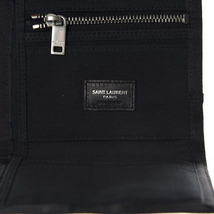 Saint Laurent Canvas American Flag Print Buffalo Compact Wallet 6 of 7