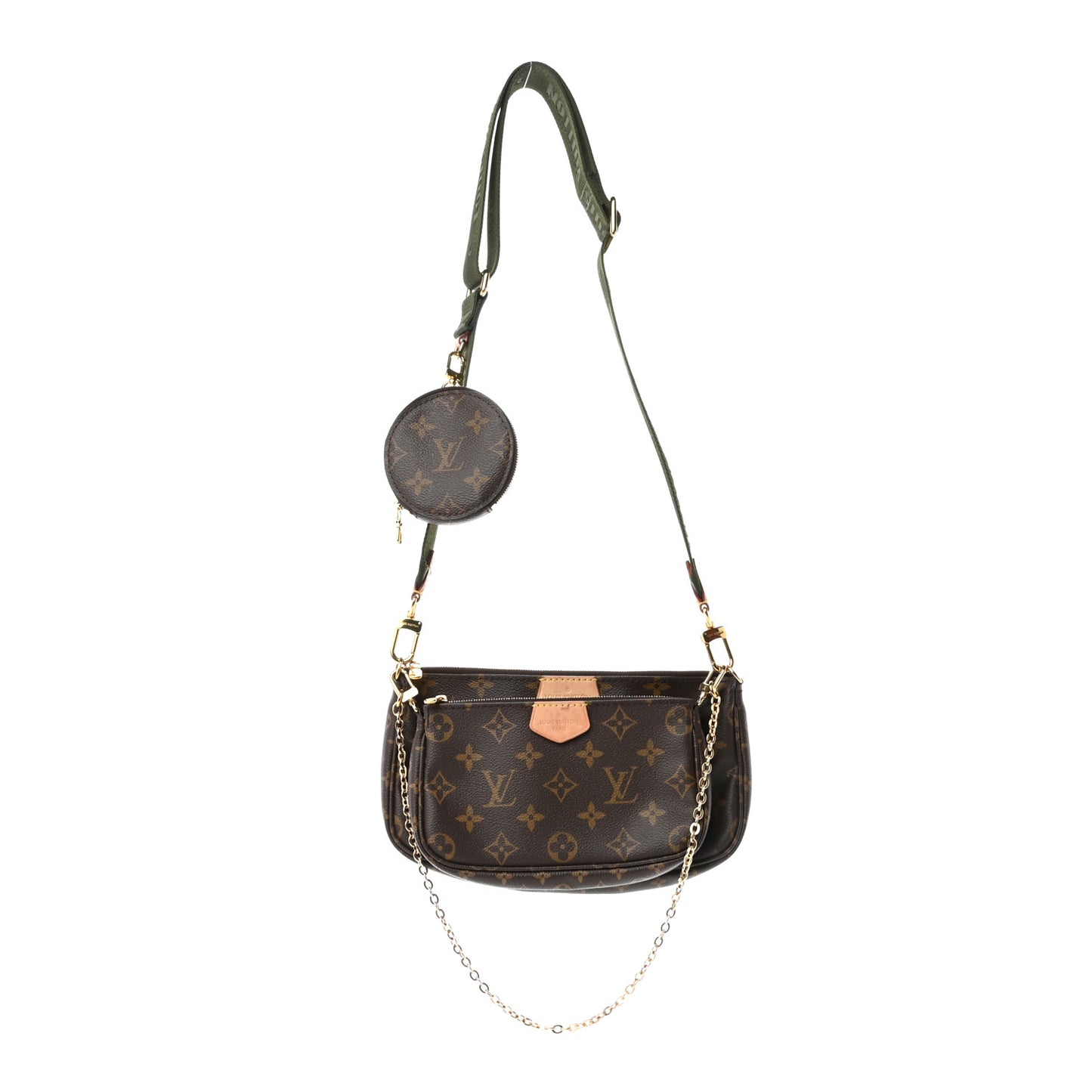 Monogram Multi Pochette Accessories Kaki