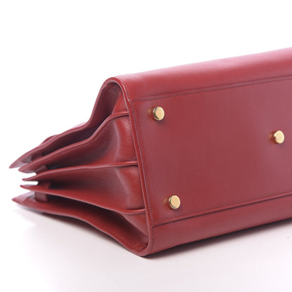 Saint Laurent Calfskin Sac De Jour Lipstick Red 8 of 9