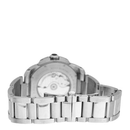 Cartier Stainless Steel 42mm Calibre de Cartier Automatic Watch Black 3 of 5