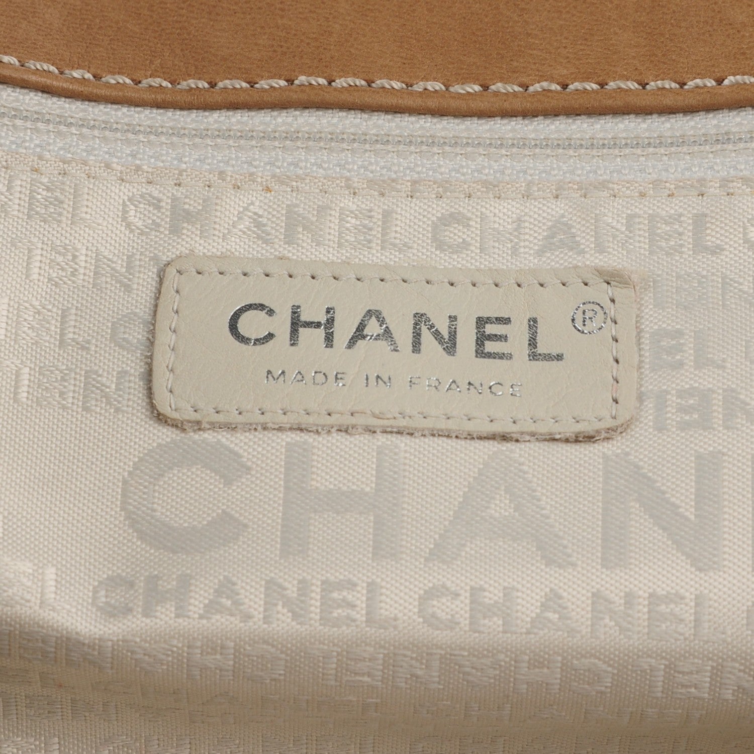 Chanel Lambskin Diamond Stitched Accordion Flap Beige 6 of 7