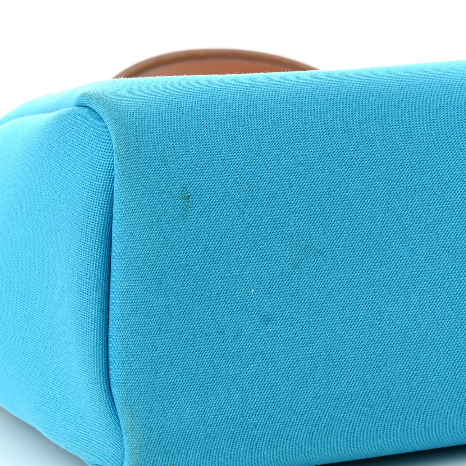 Hermes Toile Officier Vache Hunter Verso Herbag Zip Retourne PM 31 Bleu Azteque Menthe 13 of 15