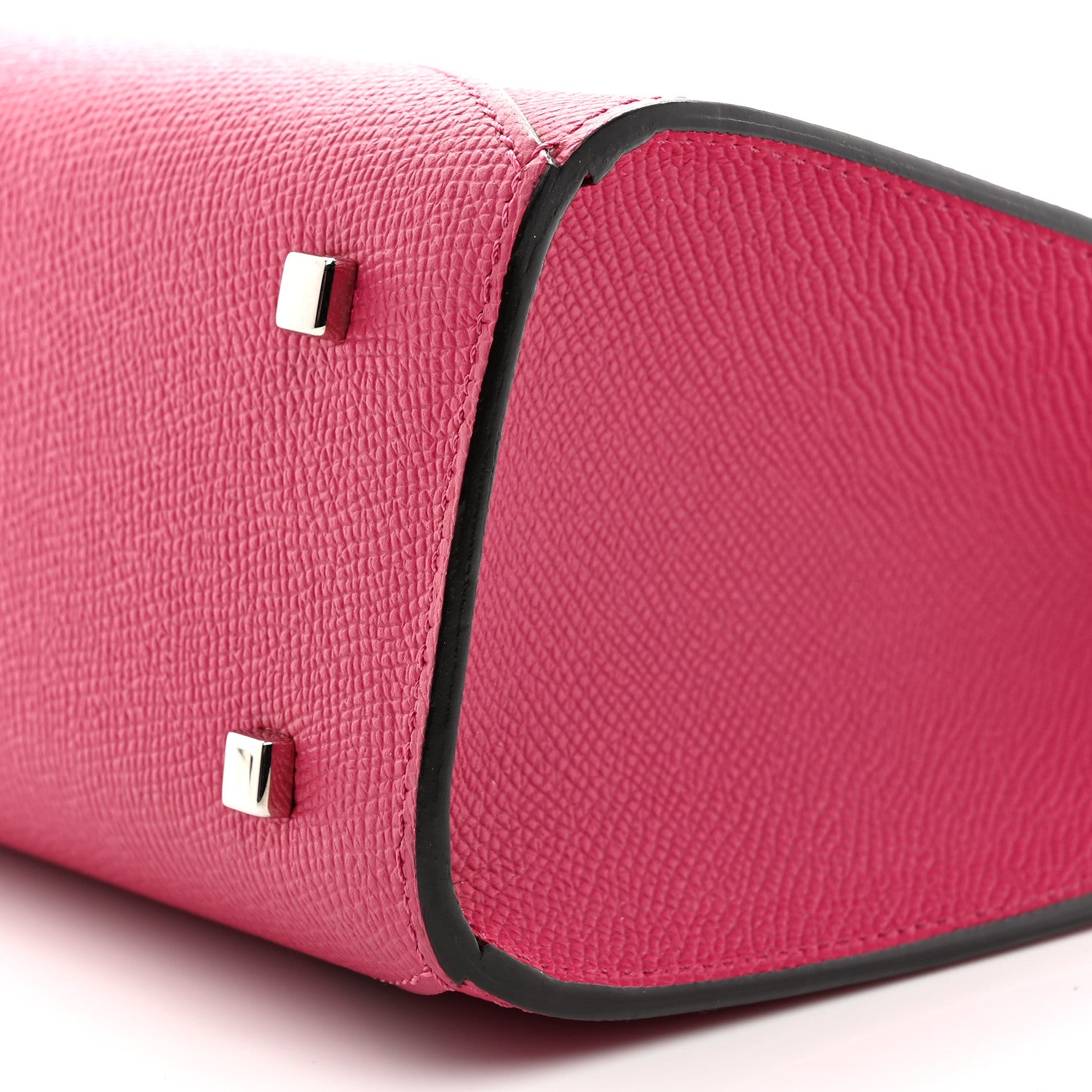 Moynat Carat Calfskin Gabrielle PM Fuchsia 11 of 14