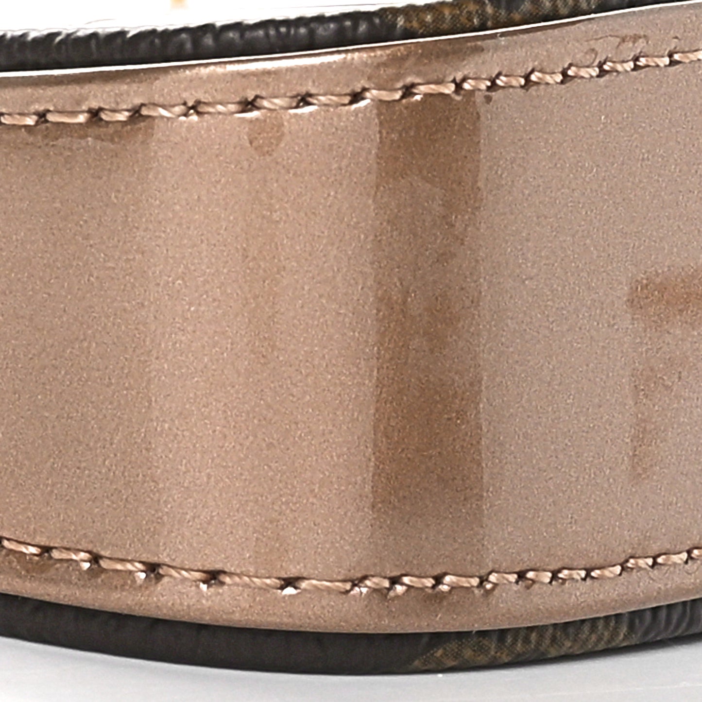 Metallic Vernis Mini Pochette Accessories Rose Gold
