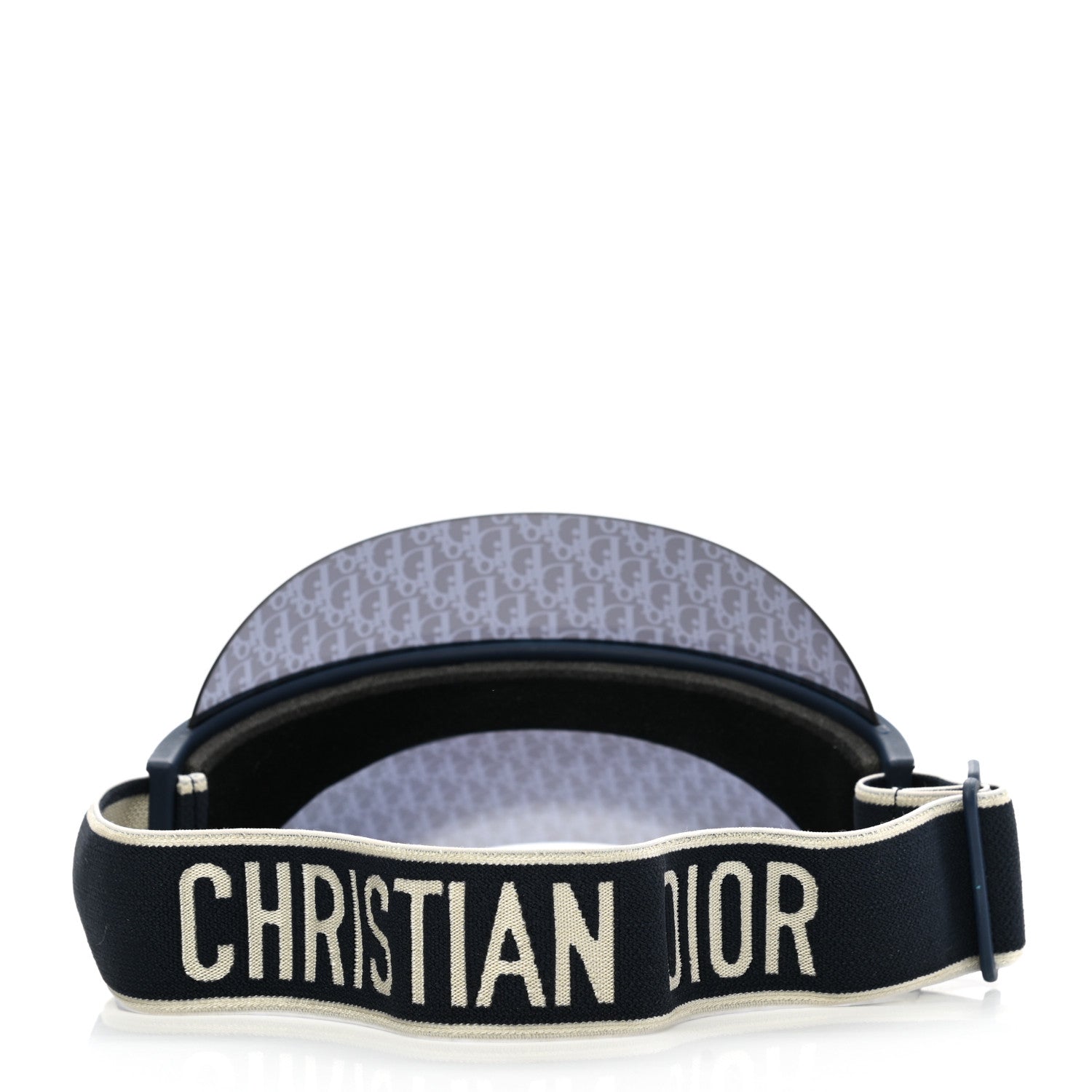 Christian Dior Oblique DiorClub V1U Sun Visor Blue 6 of 9