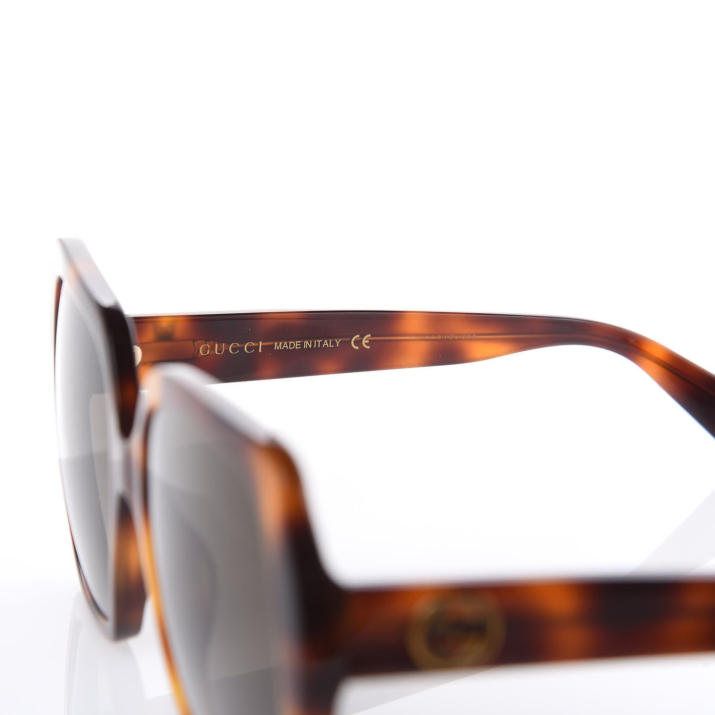 Acetate Square Frame GG0096S Sunglasses Tortoise