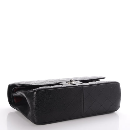 Chanel Caviar Quilted Jumbo Double Flap Black 4 of 7