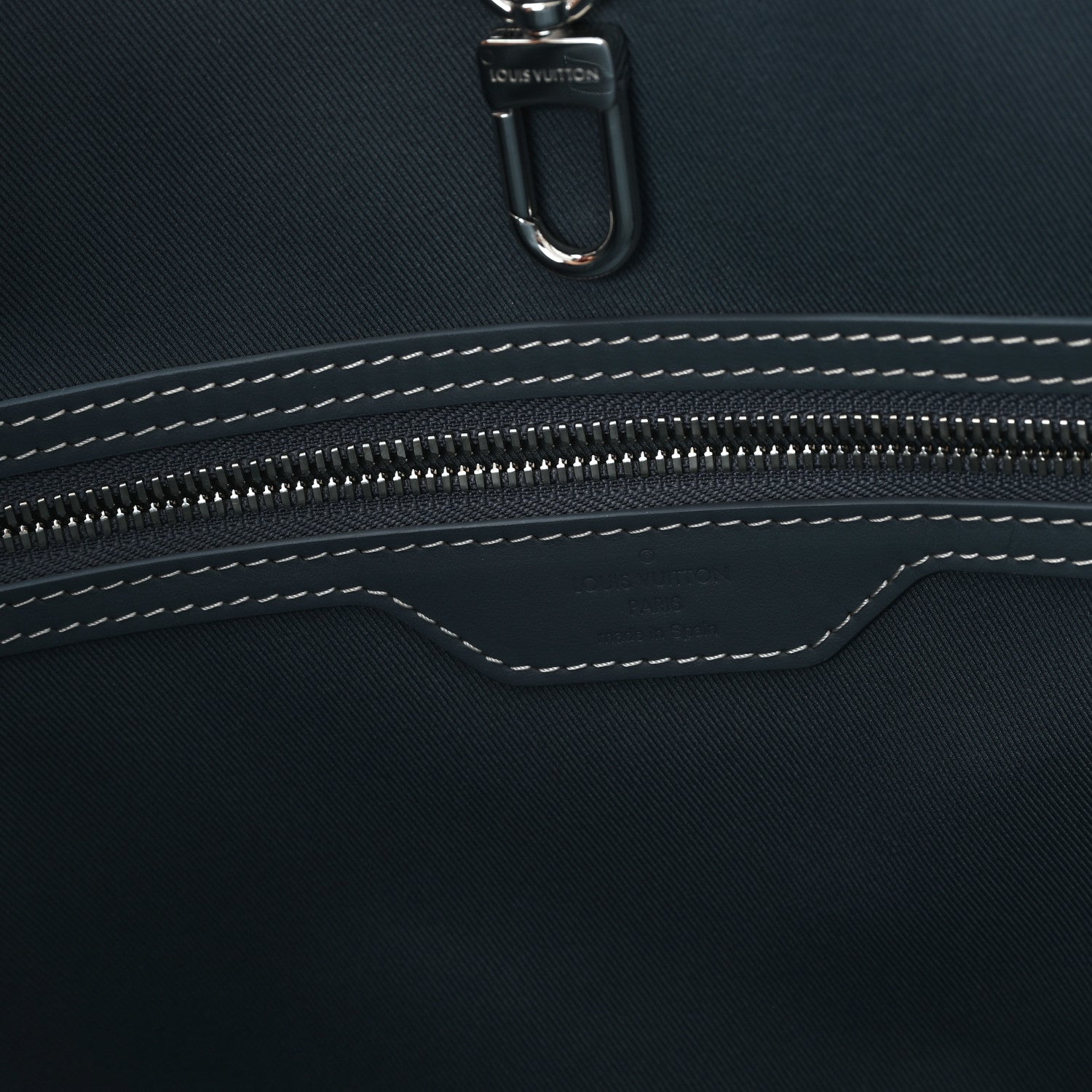 Louis Vuitton Monogram Washed Denim Weekend Tote NM Blue 6 of 9