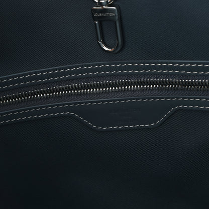 Louis Vuitton Monogram Washed Denim Weekend Tote NM Blue 6 of 9