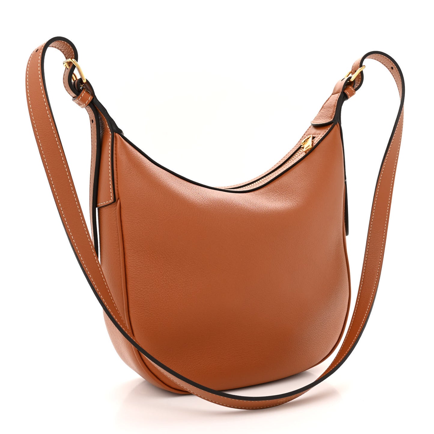 Supple Calfskin Small Triomphe Heloise Shoulder Bag Tan