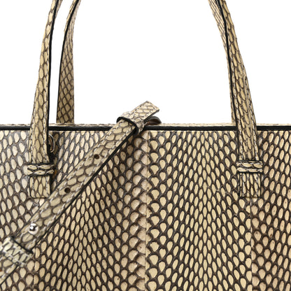 Loewe Snakeskin Postal Bag Beige Multicolor 7 of 9