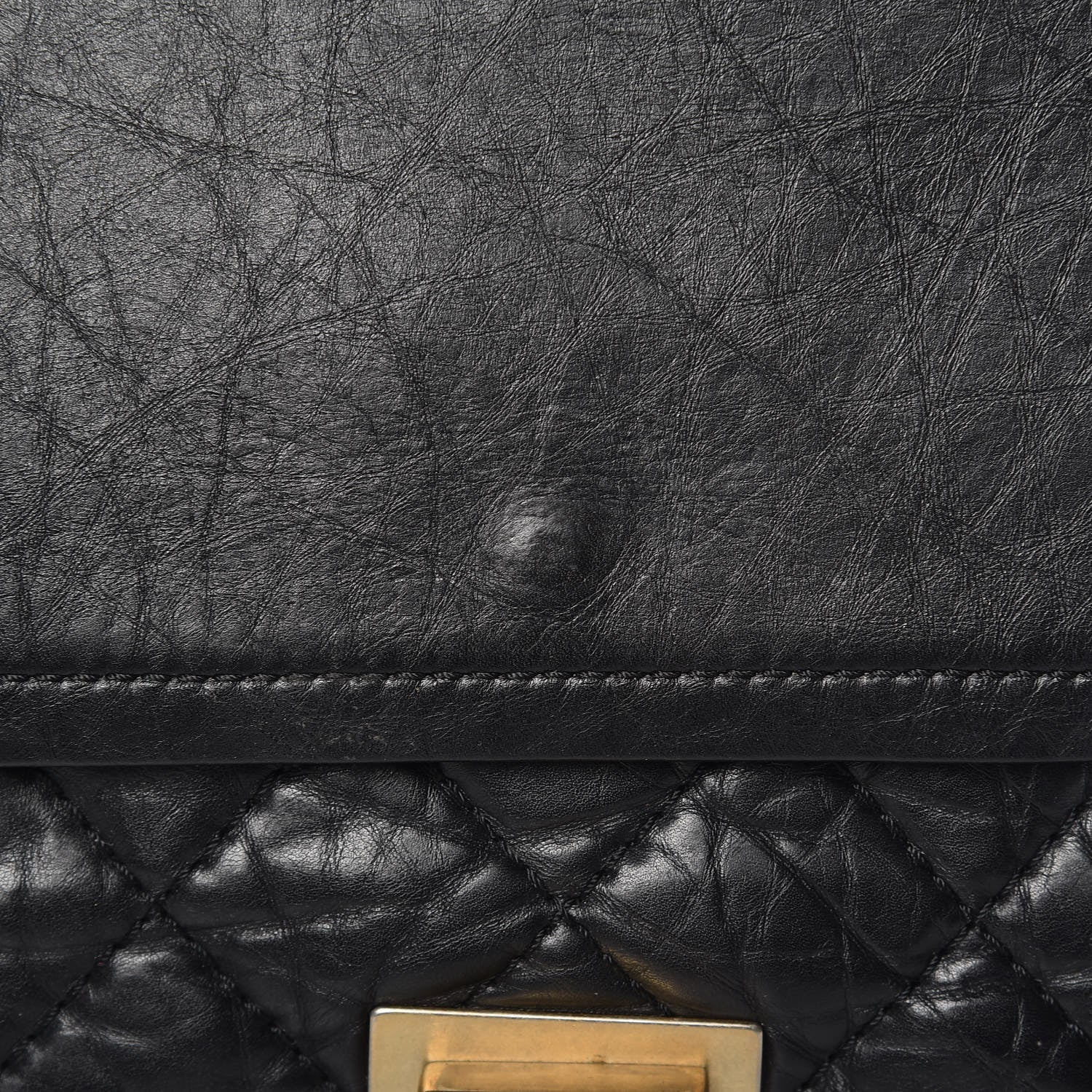 Chanel Aged Calfskin Quilted 2.55 Reissue 227 Flap Black 10 of 16
