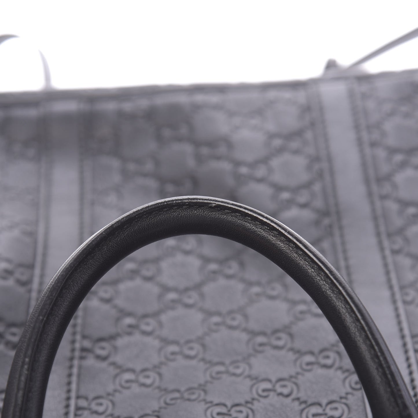 Guccissima Medium Briefcase Black