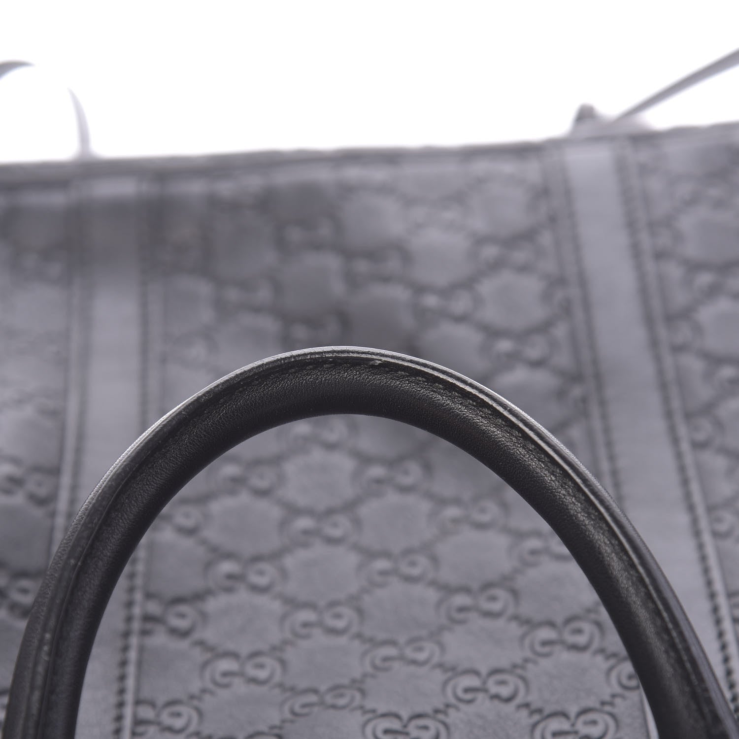 Gucci Guccissima Medium Briefcase Black 8 of 13