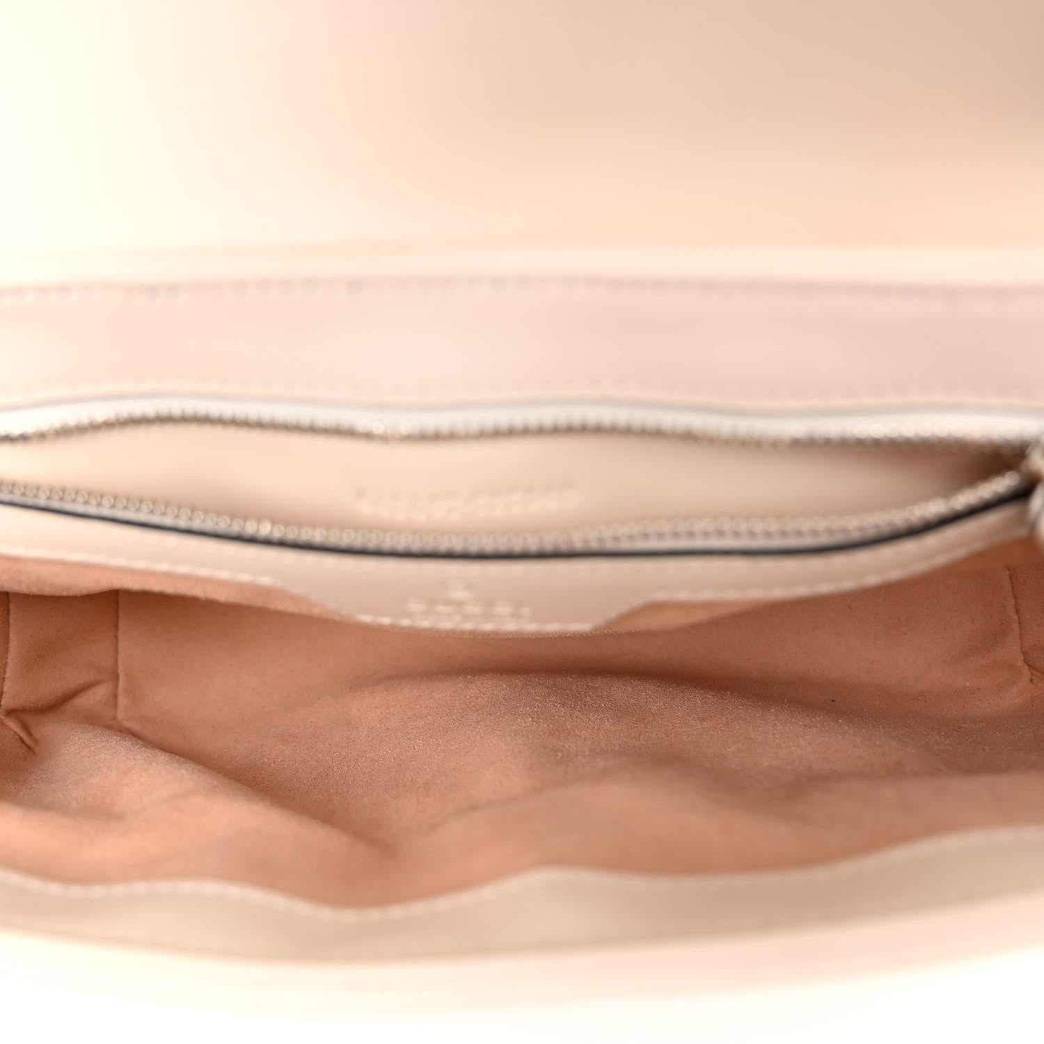 Gucci Calfskin Matelasse Aria Small GG Marmont Shoulder Bag Mystic White 5 of 11