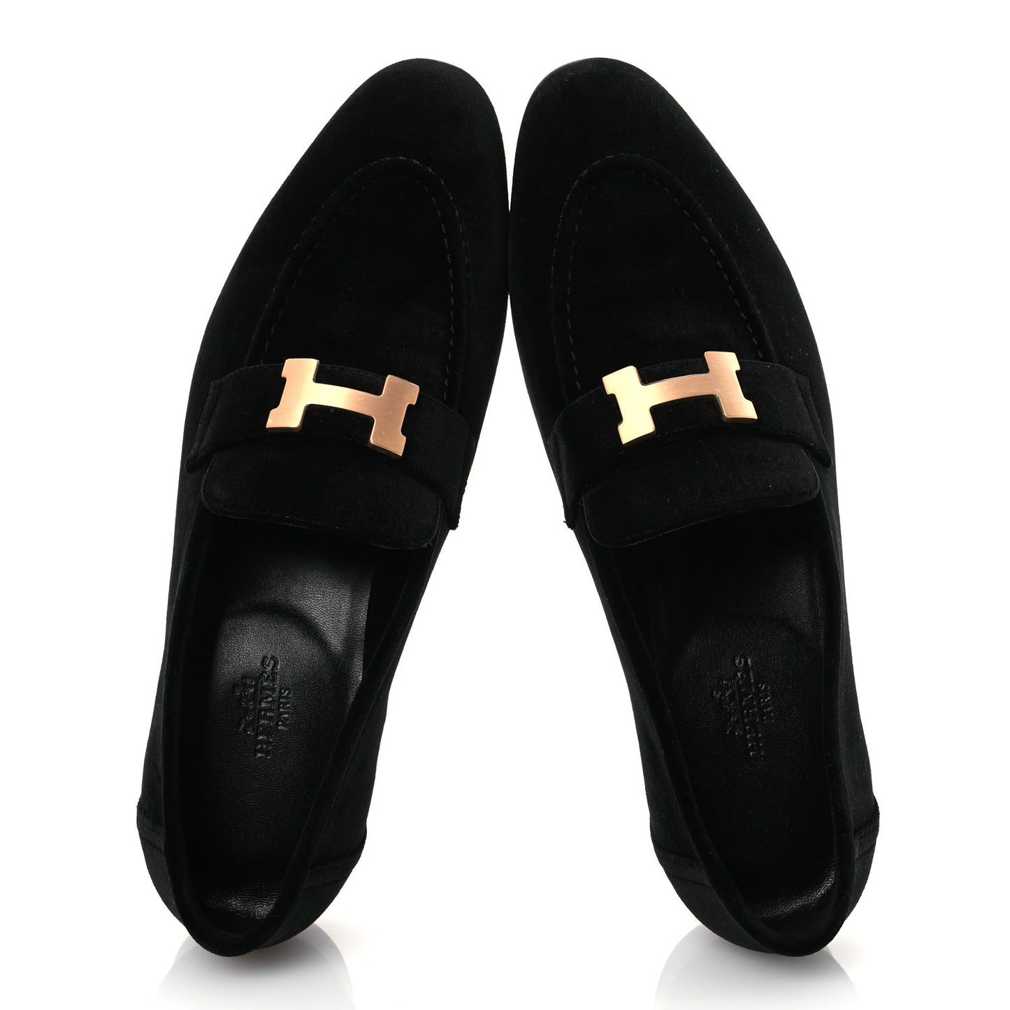 Velvet Womens Paris Loafers 38.5 Black