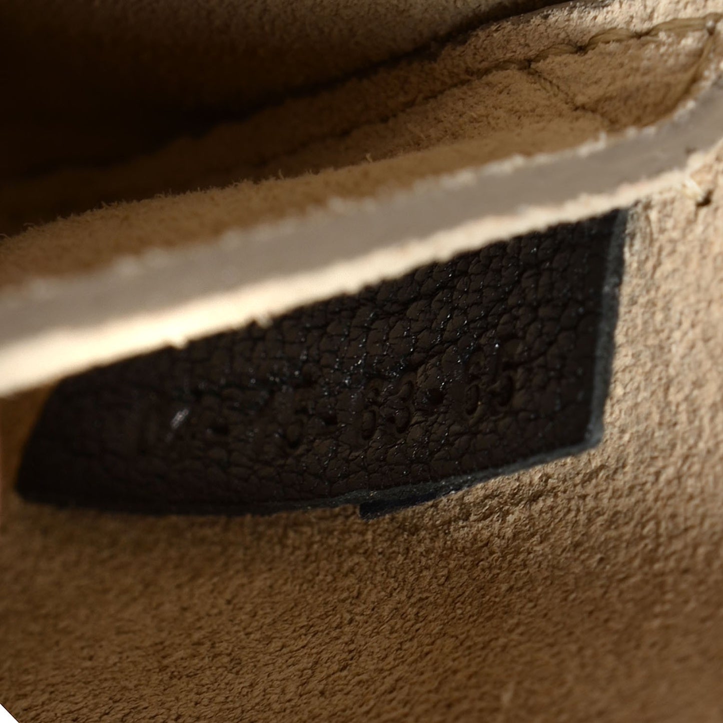 Grained Lambskin Nano Drew Shoulder Bag Black