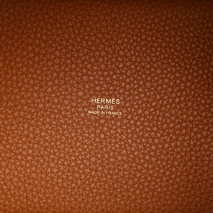 Hermes Taurillon Clemence Picotin Lock 18 PM Gold 6 of 11
