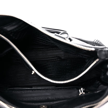Prada Soft Calfskin Tote Black 4 of 14