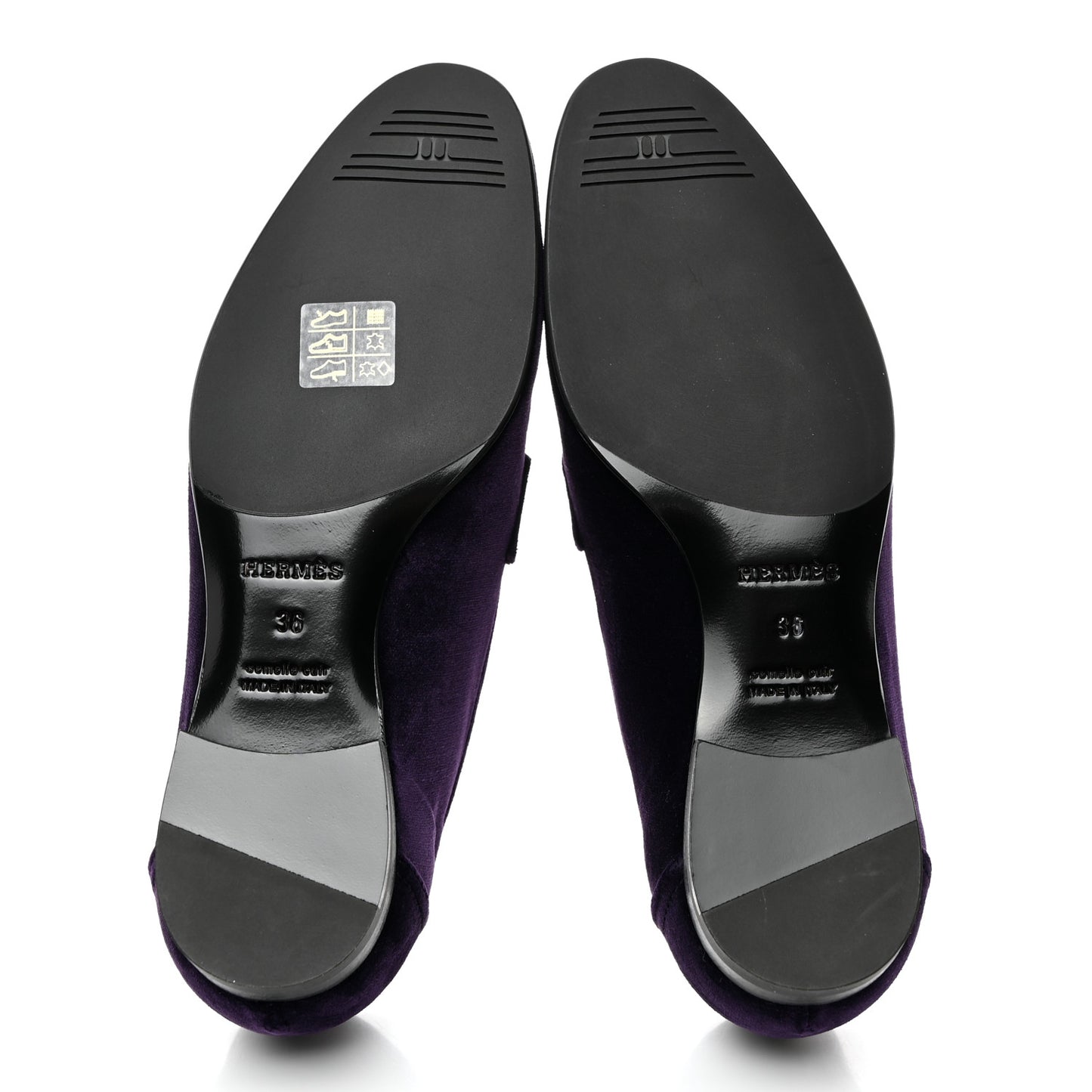 Velvet Womens Paris Loafers 36 Violet Fonce