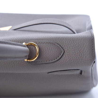 Hermes Togo Kelly Retourne 35 Etain 10 of 40