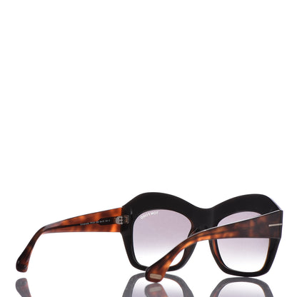 Tom Ford Emmanuelle Sunglasses TF534 Black Havana 4 of 8