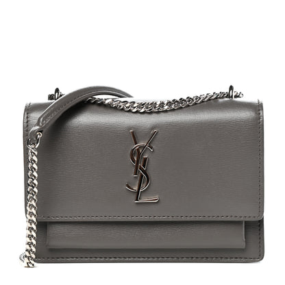 Saint Laurent Calfskin Monogram Sunset Chain Wallet Earth 1 of 12