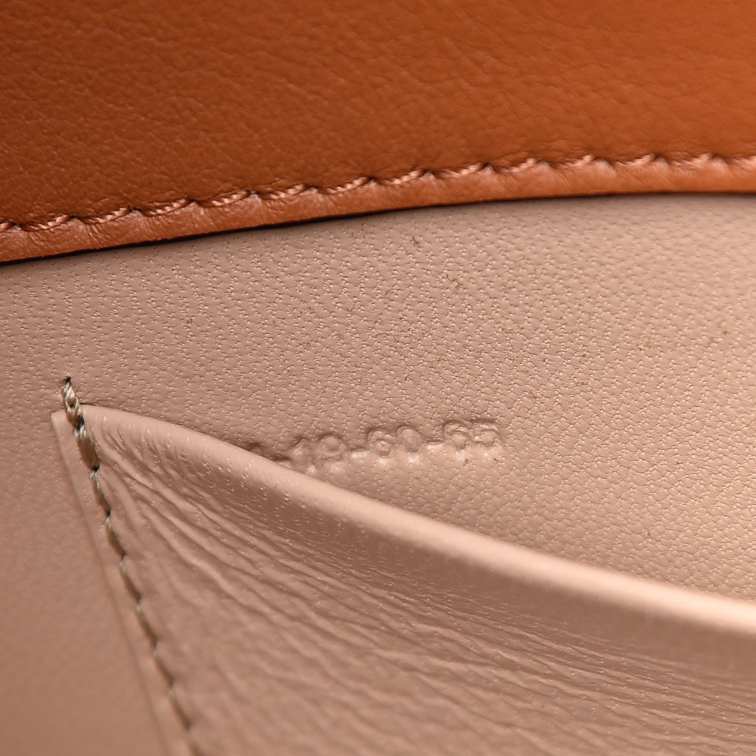 Chloe Spazzolato Sfumato Lambskin Calfskin Small Nile Bracelet Minaudiere Bag Caramel 8 of 10