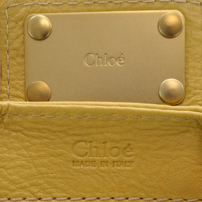 Chloe Leather Paddington Front Pocket Tote Maize Yellow 6 of 9
