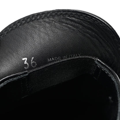 Prada Spazzolato Metal Triangle Logo 50mm Loafers 36 Black 9 of 9