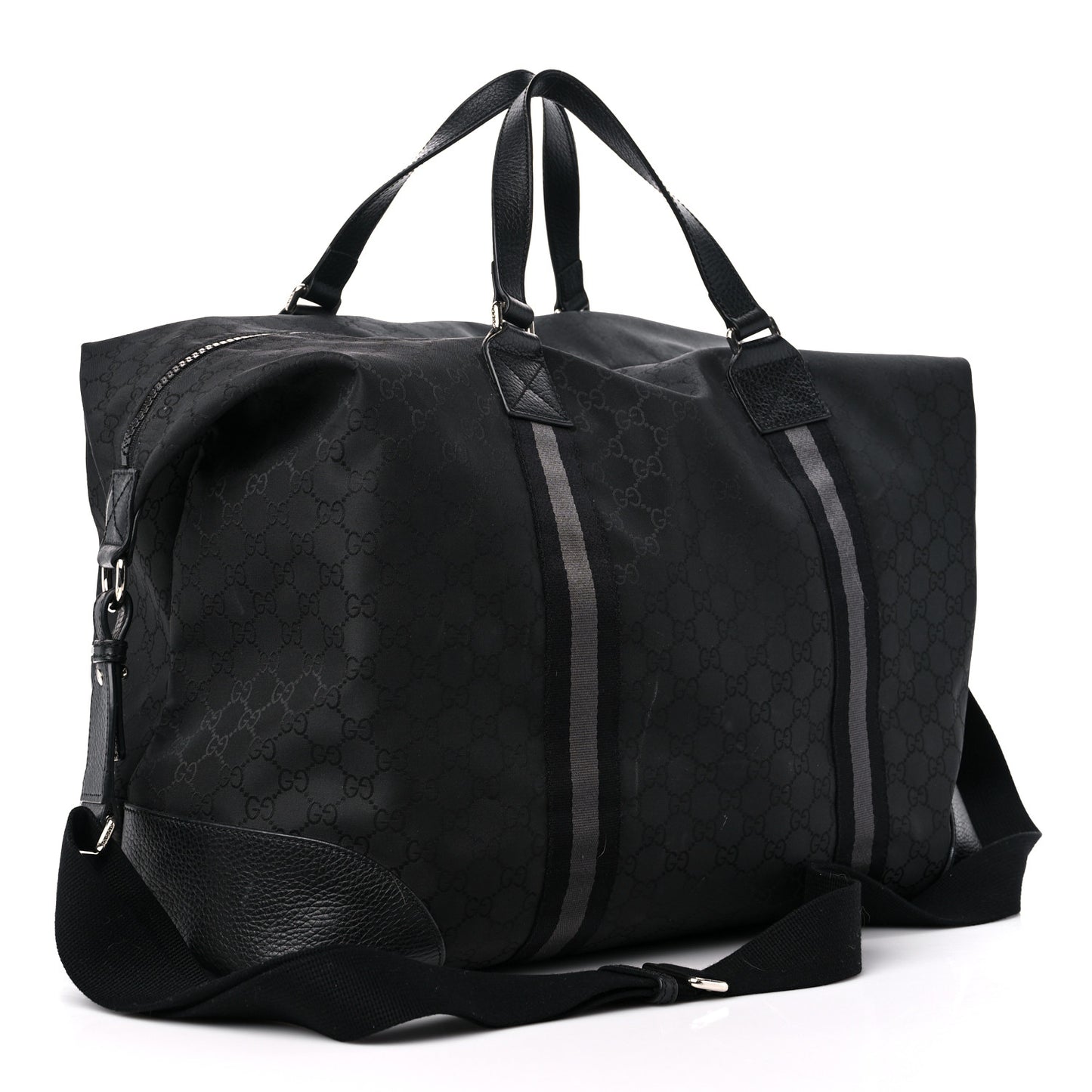 Nylon Monogram XL Duffle Bag Black