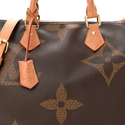 Louis Vuitton Reverse Monogram Giant Speedy Bandouliere 30 9 of 18