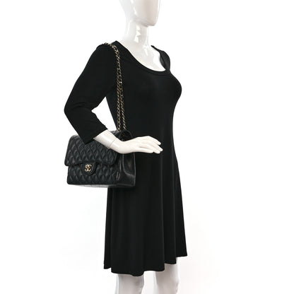 Chanel Caviar Quilted Jumbo Double Flap Black 2 of 13