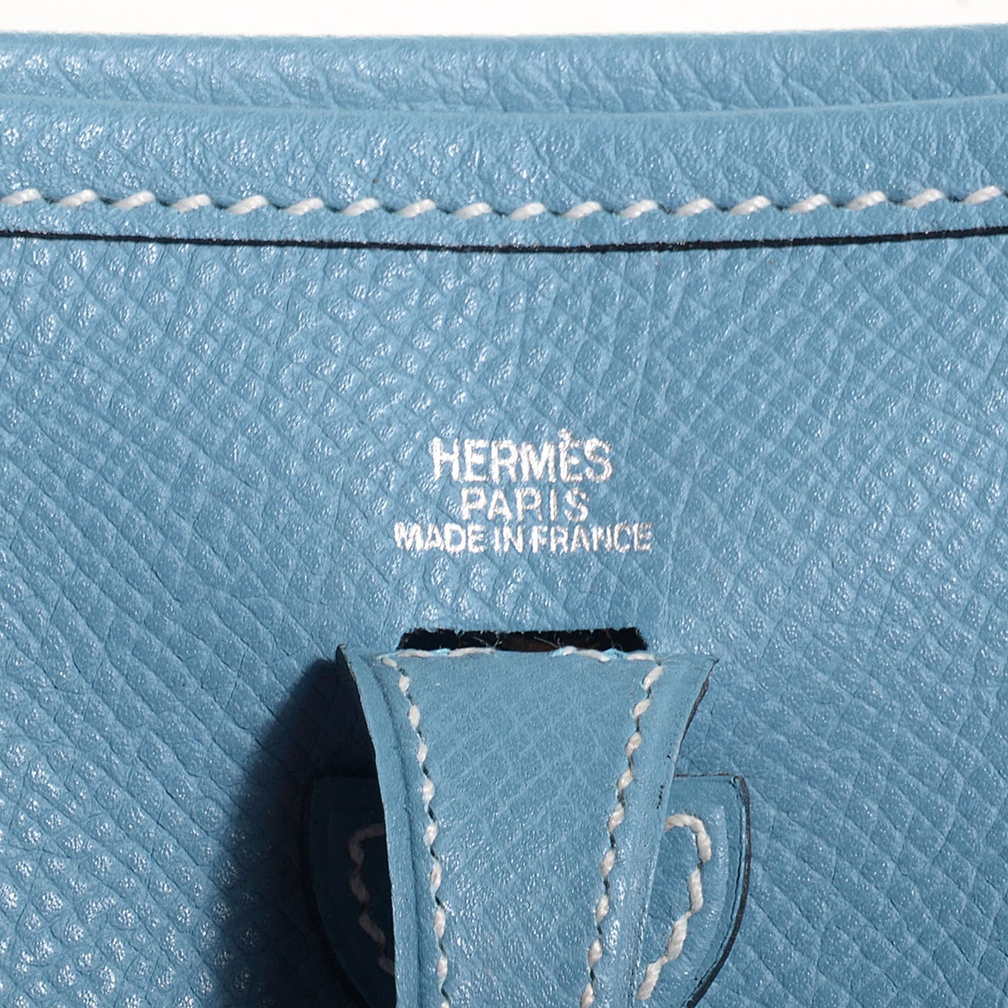 Veau Epsom Evelyne TPM Blue Jean