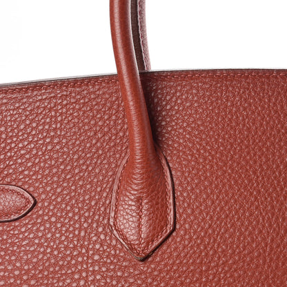 Hermes Togo Birkin 35 Brique 12 of 34