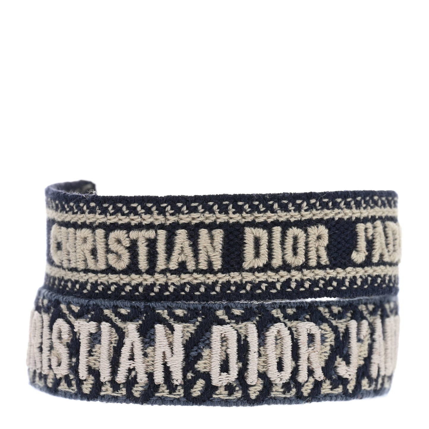 Woven Cotton J Adior Friendship Bracelet Set Navy