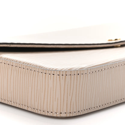 Louis Vuitton Epi Felicie Pochette Chain Wallet Galet 9 of 10