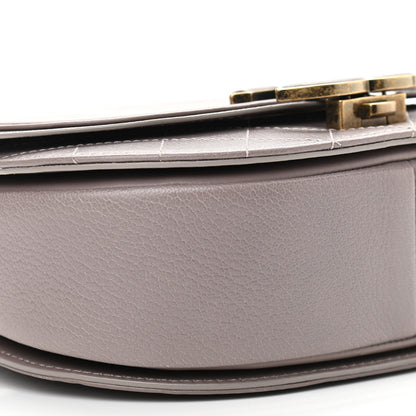 Chanel Shiny Calfskin Goatskin Quilted Small Coco Curve Messenger Flap Grey 9 of 12