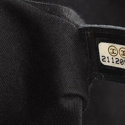 Chanel Lambskin Large Girl Bag Black Beige 7 of 7